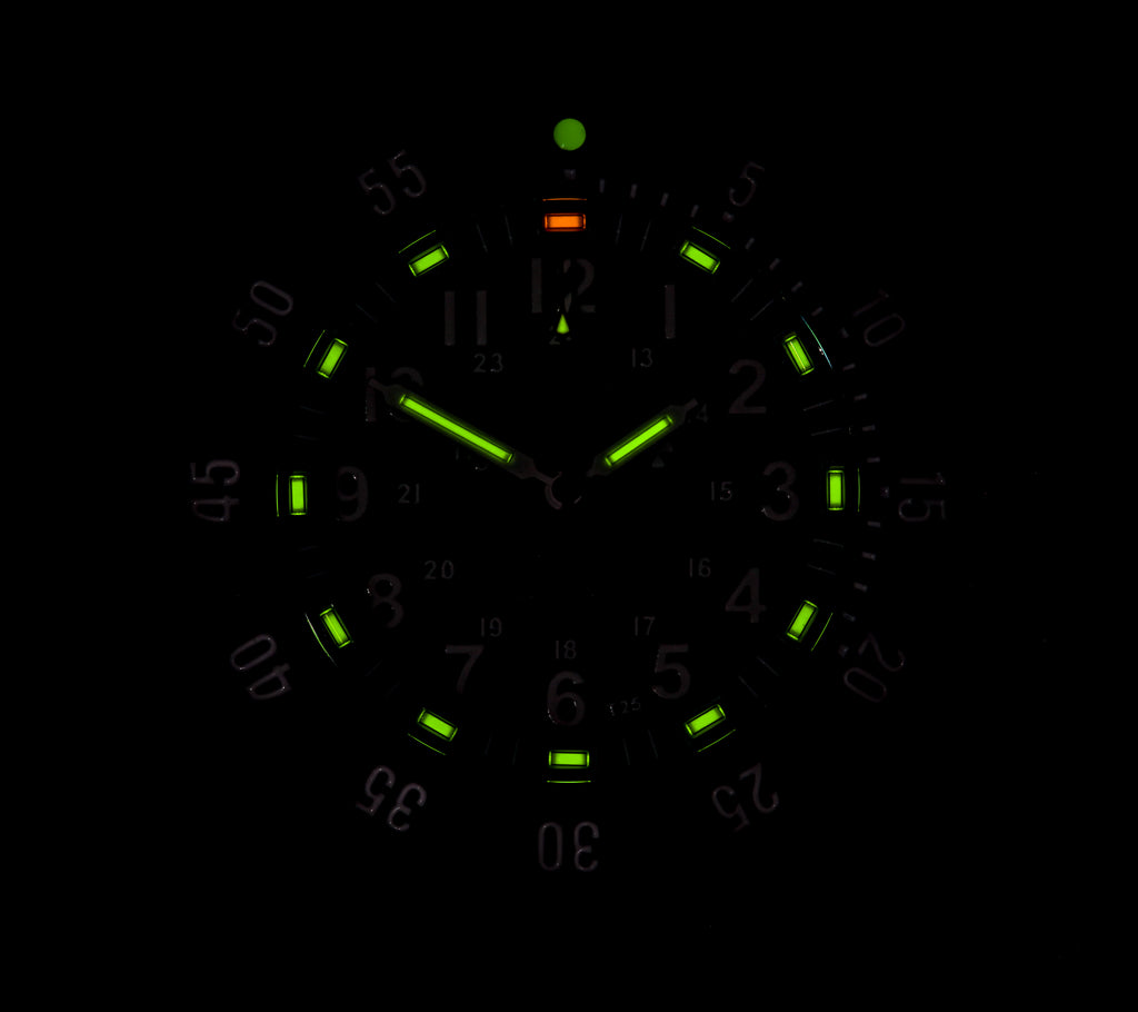 MWC P656 Titanium Tactical Series Watch with GTLS Tritium and Ten Year Battery Life (Non Date Version)