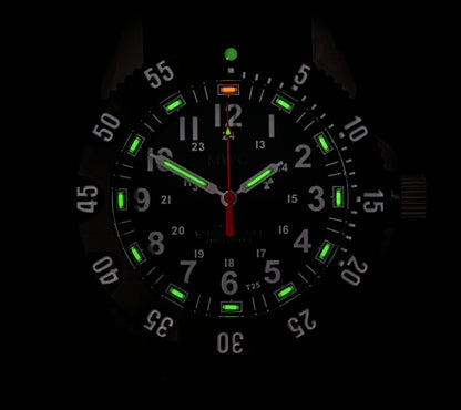 MWC P656 Titanium Tactical Series Watch with GTLS Tritium, 24 Jewel Automatic Movement and Sapphire Crystal (Date Version)