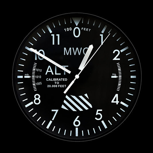 MWC Altimeter Wall Clock