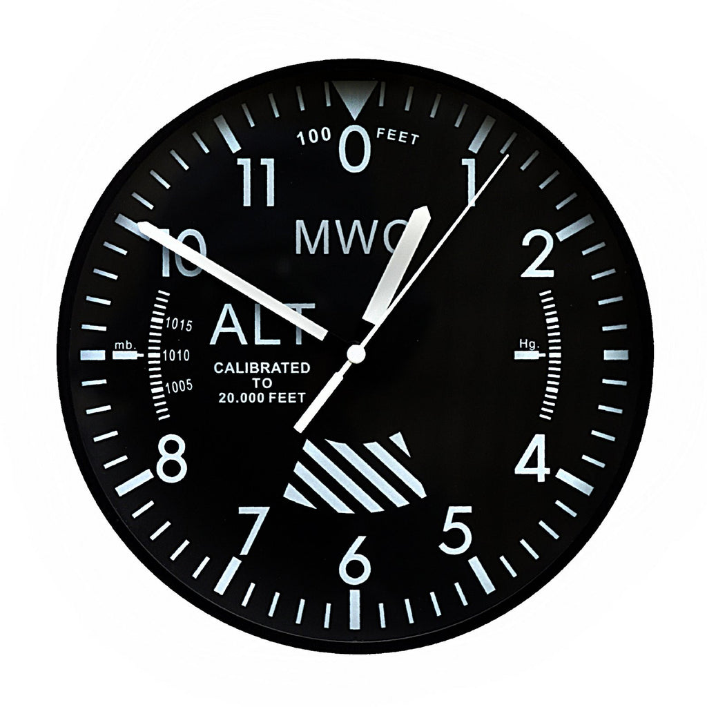 MWC Altimeter Wall Clock