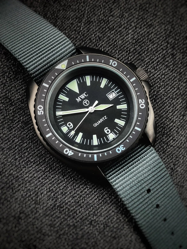 Remake of the 2001 MWC Stainless Steel Quartz Military Divers Watch – Built to the Original Specification