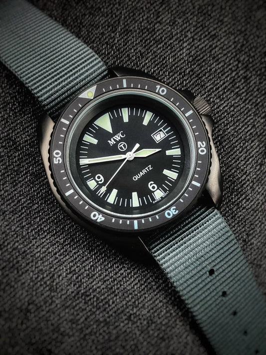 Remake of the 2001 MWC Stainless Steel Quartz Military Divers Watch – Built to the Original Specification