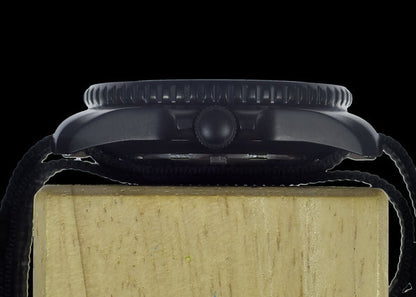 Remake of the 2001 MWC Black PVD Steel Quartz Military Divers Watch – Built to the Original Specification