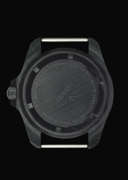 Remake of the 2001 MWC Black PVD Steel Quartz Military Divers Watch – Built to the Original Specification