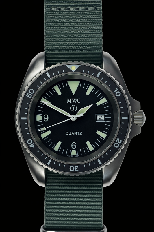 Remake of the 2001 MWC Stainless Steel Quartz Military Divers Watch – Built to the Original Specification