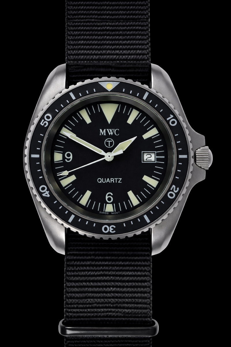 Remake of the 2001 MWC Stainless Steel Quartz Military Divers Watch – Built to the Original Specification
