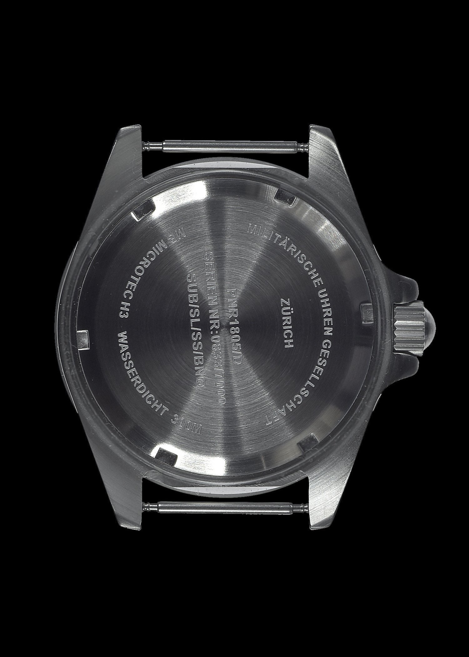 MWC 300m Stainless Steel Quartz Military Divers Watch with Tritium
