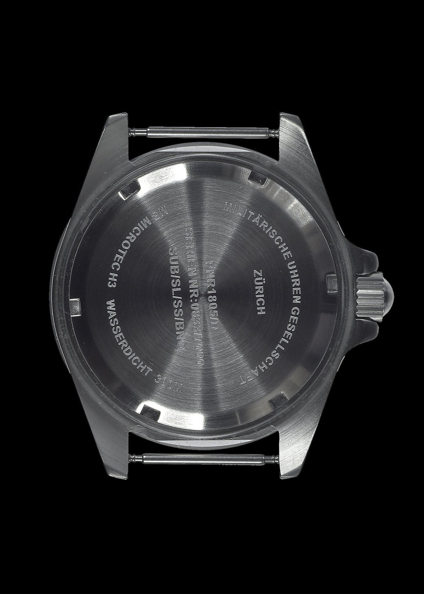 MWC 300m Stainless Steel Quartz Military Divers Watch with Tritium GTLS and 10 Year Battery Life