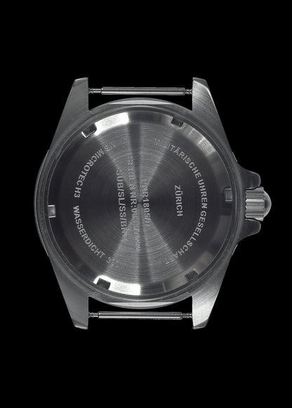 MWC 300m Stainless Steel Quartz Military Divers Watch with Tritium GTLS and 10 Year Battery Life