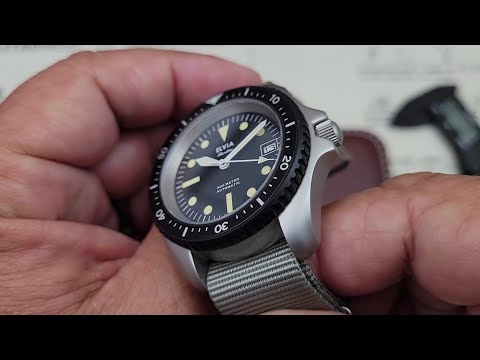 Load video: Elvia by MWC Automatik Mil-Spec Dive Watch Review courtesy of OFD Watch Channel (YouTube)