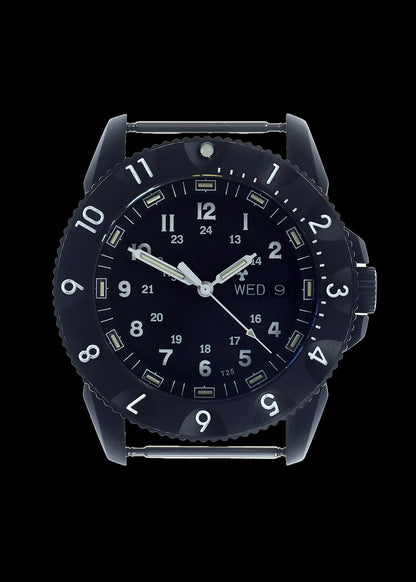 MWC P656 2025 Model PVD Tactical Series Watch with Day/Date, GTLS Tritium and Sapphire Crystal (Quartz)