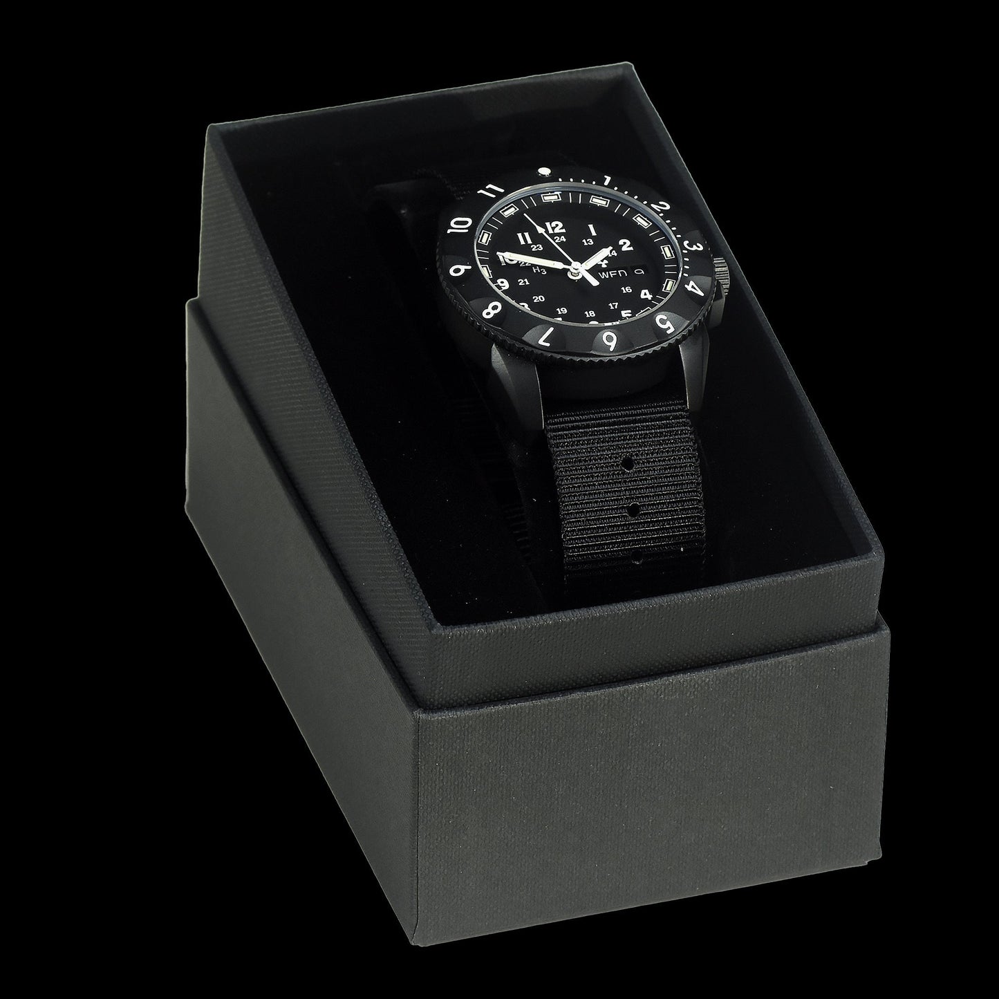 MWC P656 2025 Model PVD Tactical Series Watch with Day/Date, GTLS Tritium and Sapphire Crystal (Quartz)