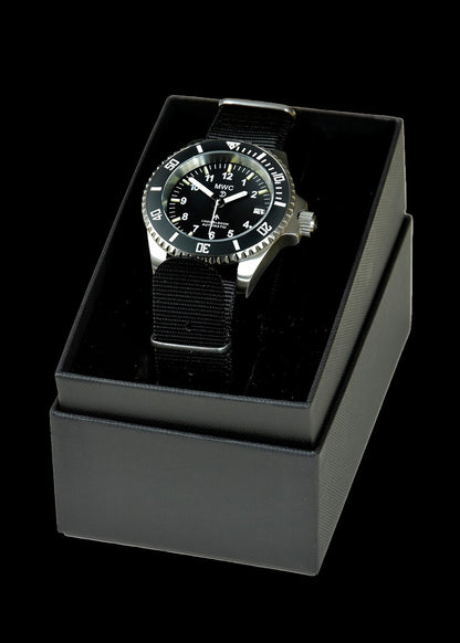 MWC 24 Jewel 300m Automatic Military Divers Watch with Tritium GTLS Illumination and Sapphire Crystal