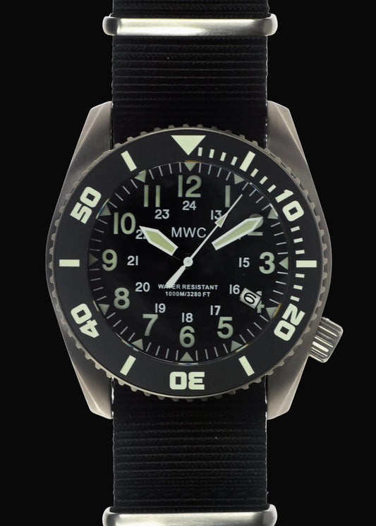 MWC "Depthmaster" 100atm / 3,280ft / 1000m Water Resistant Military Divers Watch in a Titanium Case with a Helium Escape Valve (Automatic)