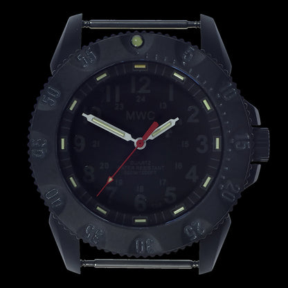 MWC P656 2023 Model Titanium Tactical Series Watch with Subdued Dial, GTLS Tritium and Ten Year Battery Life (Non Date Version)