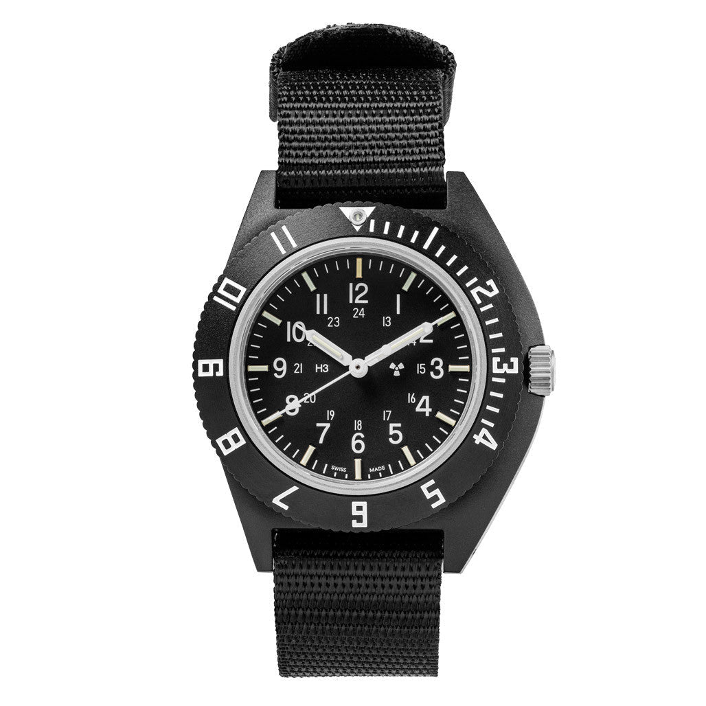 41mm CeraShell® NAV Standard-Issue, Tritium Pilot's Quartz, Type II