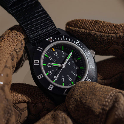 41mm CeraShell® NAV Standard-Issue, Tritium Pilot's Quartz, Type II