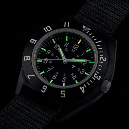 41mm CeraShell® NAV Standard-Issue, Tritium Pilot's Quartz, Type II