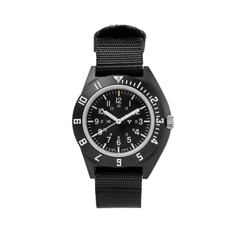 41mm CeraShell® NAV Standard-Issue, Tritium Pilot's Quartz, Type II