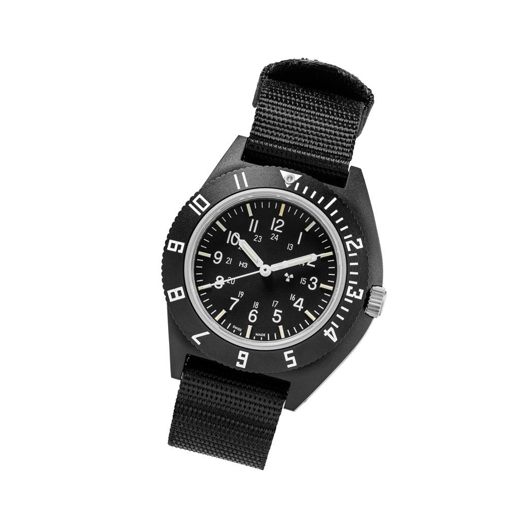 41mm CeraShell® NAV Standard-Issue, Tritium Pilot's Quartz, Type II