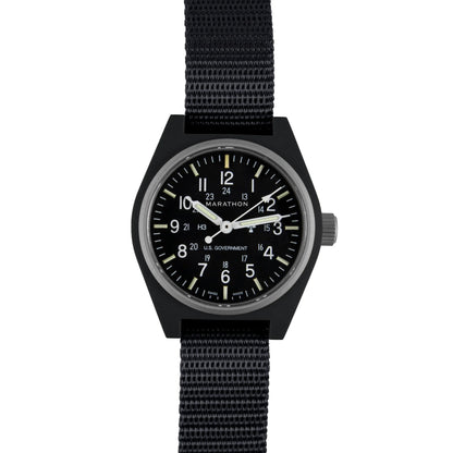 BLACK GENERAL PURPOSE QUARTZ (GPQ) - 34MM