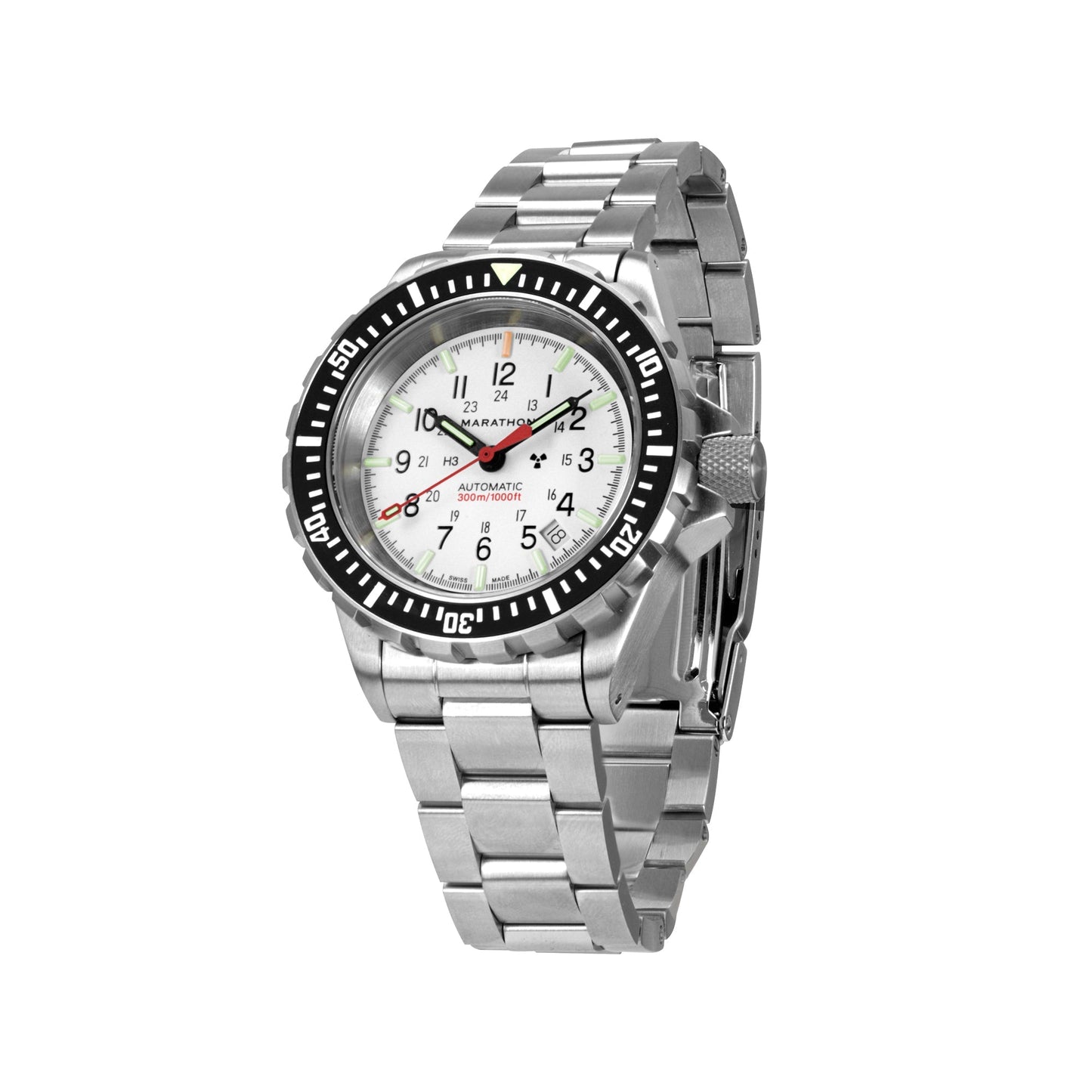 ARCTIC EDITION LARGE DIVER'S AUTOMATIC (GSAR) WITH STAINLESS STEEL BRACELET - 41MM