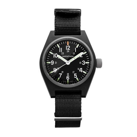 BLACK GENERAL PURPOSE QUARTZ WITH MARAGLO (GPQ) - 34MM