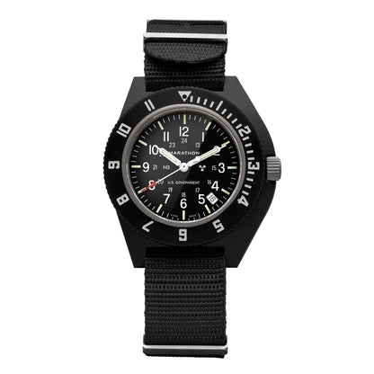 41MM BLACK PILOT'S NAVIGATOR WITH DATE (QUARTZ)