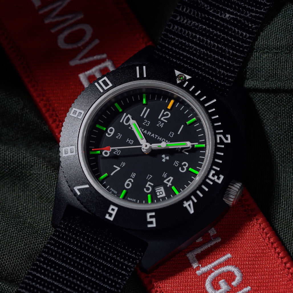 41mm CeraShell® NAV-D Standard-Issue, Tritium Pilot's Quartz, Type II