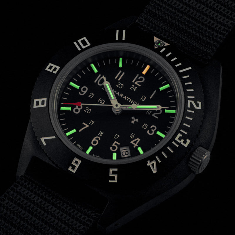 41mm CeraShell® NAV-D Standard-Issue, Tritium Pilot's Quartz, Type II
