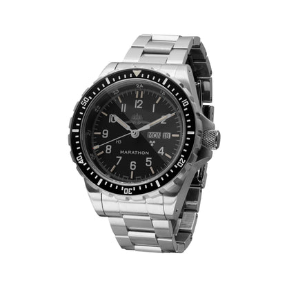 OFFICIAL IDF YAMAM™ JUMBO DAY/DATE AUTOMATIC (JDD) WITH STAINLESS STEEL BRACELET - 46MM