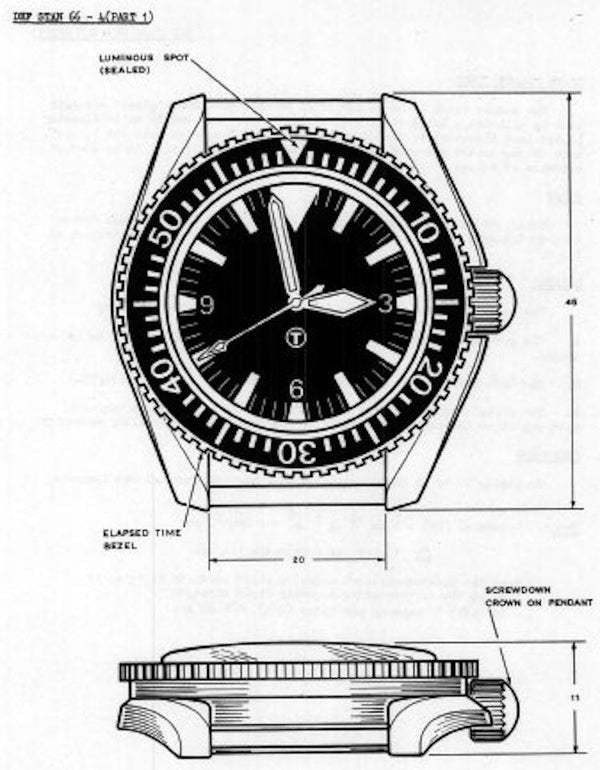 Remake of the 2001 MWC Stainless Steel Quartz Military Divers Watch – Built to the Original Specification