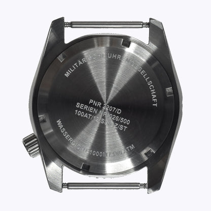 MWC "Depthmaster" 100atm / 3,280ft / 1000m Water Resistant Military Divers Watch in Stainless Steel Case with Helium Valve (Quartz)