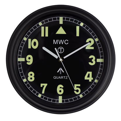 MWC Retro G10 Pattern Military Wall Clock with Silent Quartz Movement and Sweep Second Hand (Size 30.5 cm / approx 12")