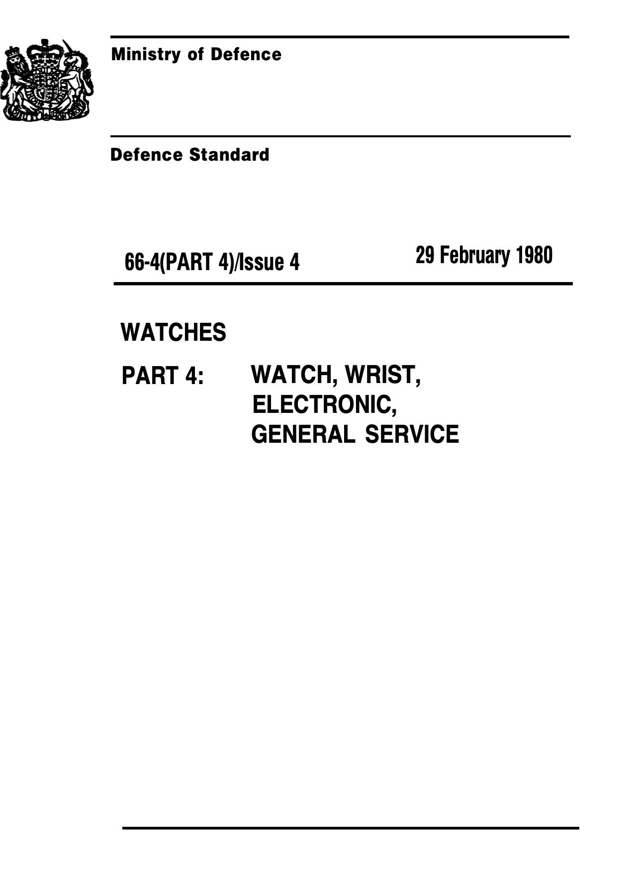 W10 1970s Pattern Automatic Military Watch with 100m / 330ft Water Resistance - Date Version