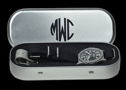 MWC G10 - Remake of the 1999 to 2004 Series Watch in Stainless Steel with Glass Crystal and Battery Hatch