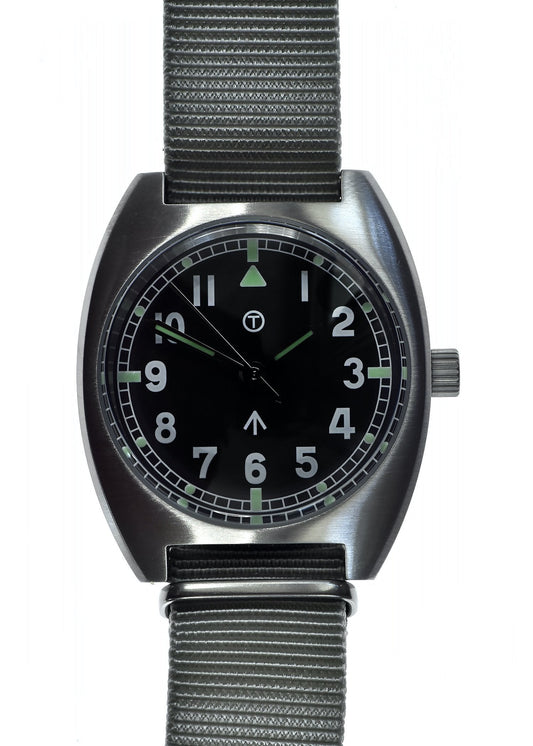 W10 1970s Pattern Hybrid Military Watch with 100m Water Resistance - Non Date Version