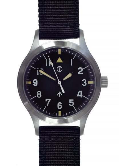 W10 Stainless Steel 1950's Pattern 100m Water Resistant Automatic Military Watch with Sapphire Crystal and Non Date