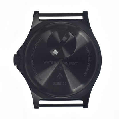 MWC G10 - Remake of the 1982 to 1999 Series Watch in Black PVD Steel with Plexilass Crystal and Battery Hatch
