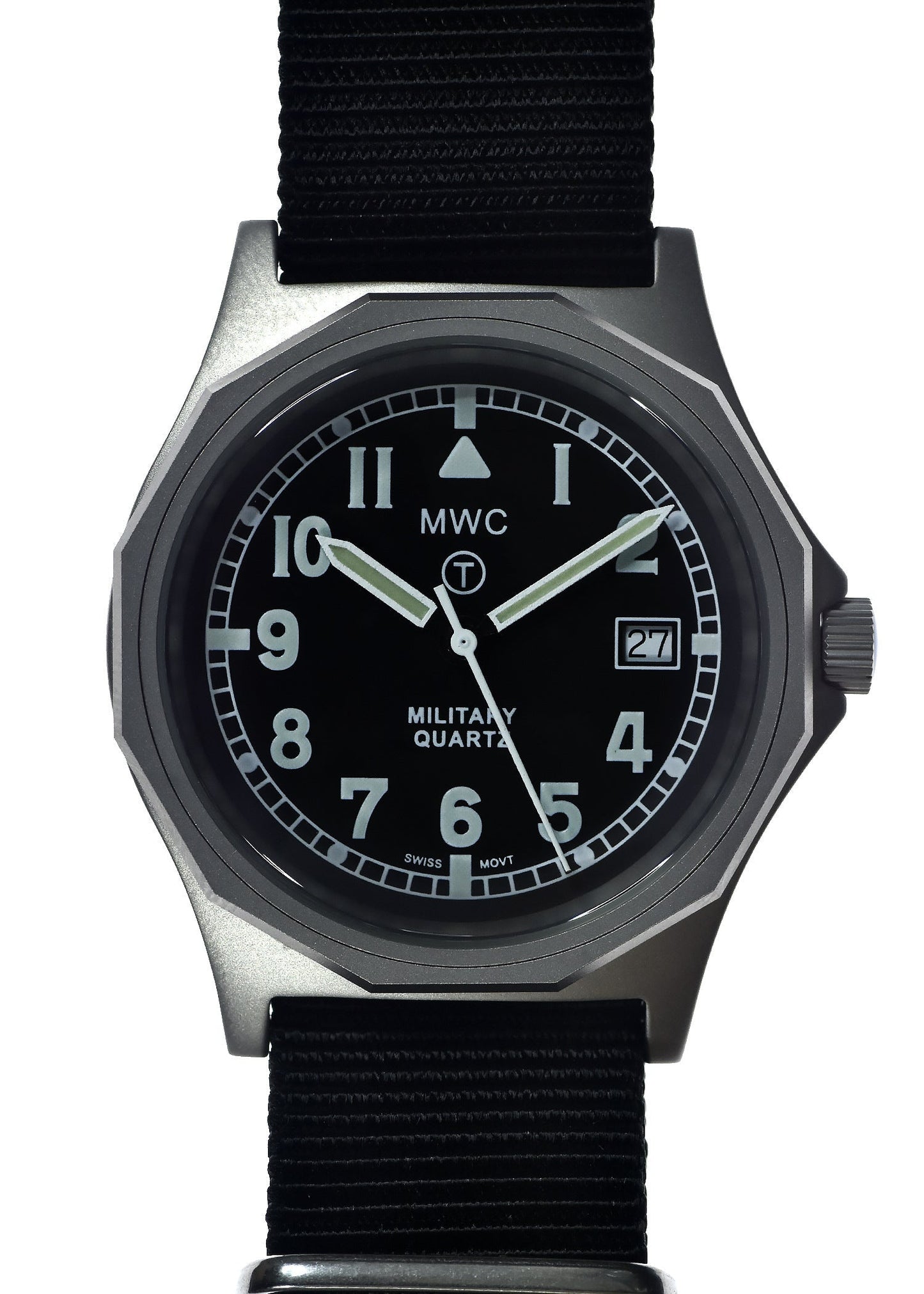 MWC G10 - Remake of the 1999 to 2004 Series Watch in Stainless Steel with Glass Crystal and Battery Hatch