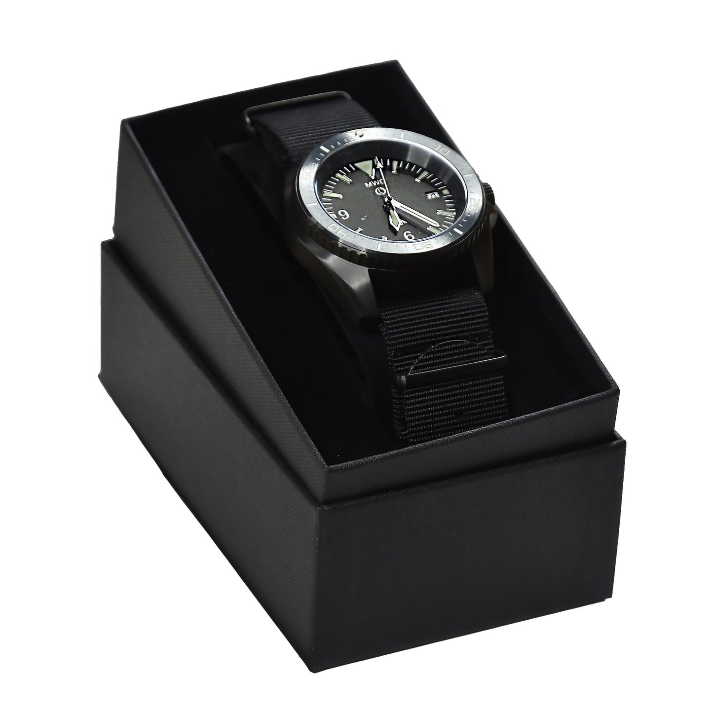 MWC Military Divers Watch in PVD Steel Case (Automatic) Latest Model with Ceramic Bezel and Sapphire Crystal