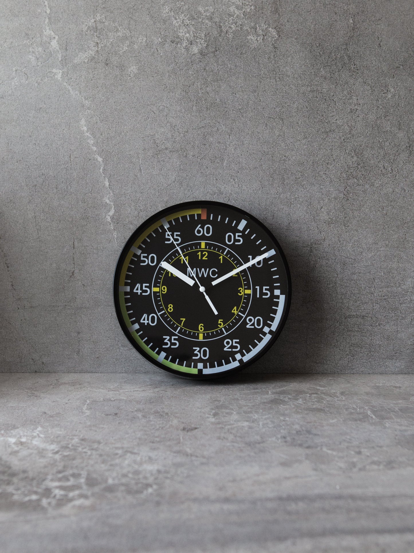 MWC Aircraft Instrument Airspeed Indicator Wall Clock