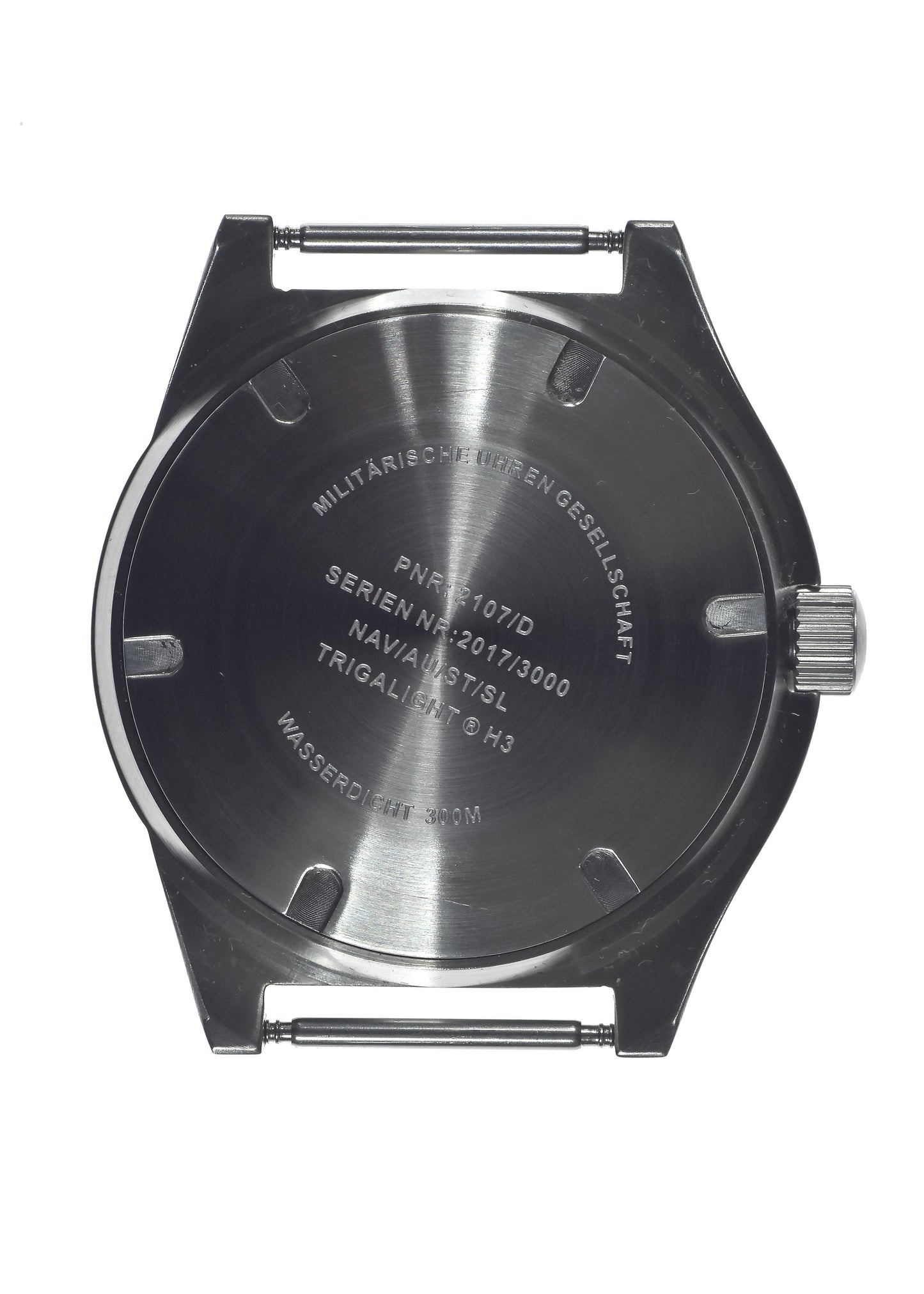 MWC 300m Water Resistant Stainless Steel Tritium GTLS Navigator Watch (Automatic) Sterile Dial