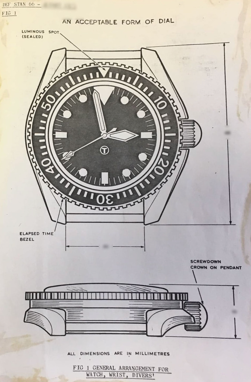 MWC 1999-2001 Pattern Quartz Military Divers Watch with Sapphire Crystal and 10 Year Battery Life