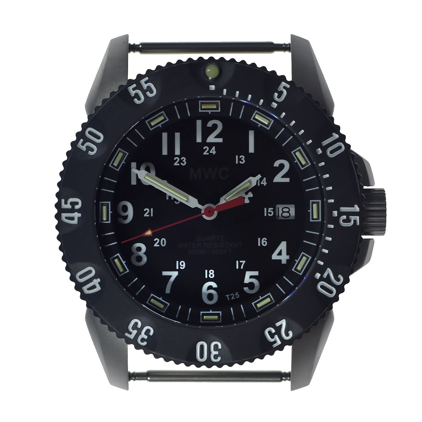 MWC P656 2023 Model Titanium Tactical Series Watch with GTLS Tritium and Ten Year Battery Life (Date Version)