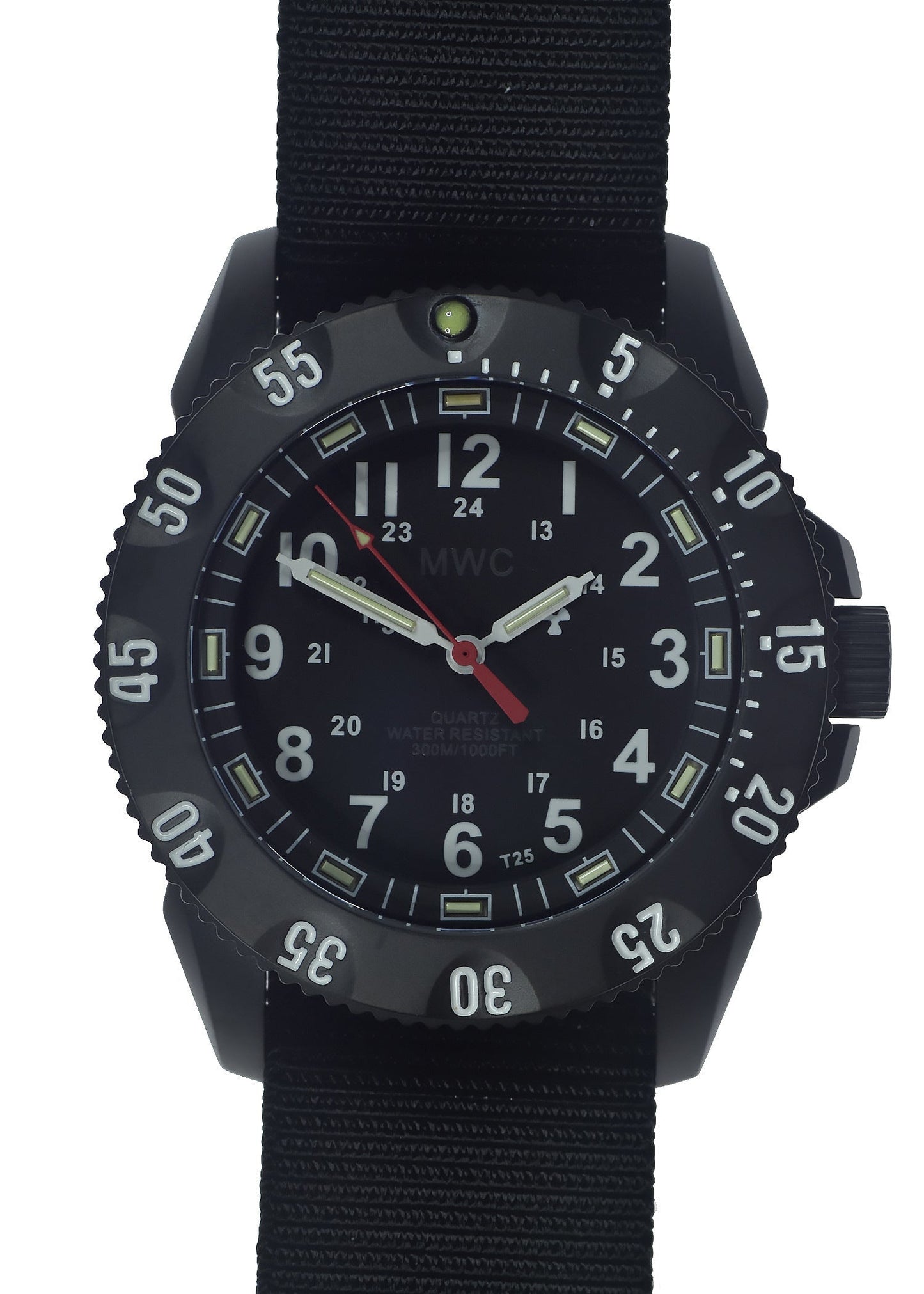 MWC P656 2023 Model PVD Titanium Tactical Series Watch with GTLS Tritium and Ten Year Battery Life (Non Date Version)
