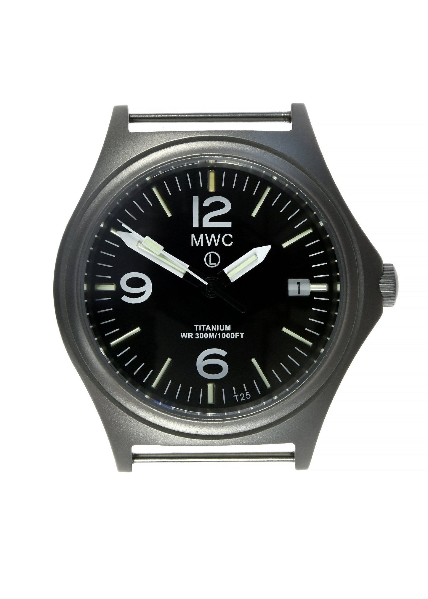 MWC 45th Anniversary Limited Edition Titanium Military Watch with Tritium GTLS, 300m Water Resistant, 10 Year Battery Life and Sapphire Crystal