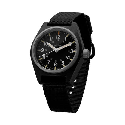 BLACK GENERAL PURPOSE QUARTZ WITH MARAGLO (GPQ) - 34MM